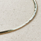 Mondsee 18k Gold Filled 3.0mm Thickness Herringbone Anklet | 18k Gold Filled Jewelry
