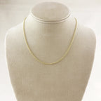 Mondsee 18k Gold Filled 1.0mm Ball Chain Diamond Cut Necklace | 18k Gold Filled Jewelry