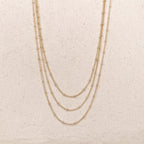 Mondsee 18k Gold Filled 1mm Satellite Chain | 18k Gold Filled Jewelry