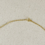18k Gold Vermeil Fancy Birthstone Baguette Necklace
