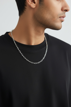 Mondsee Sterling Silver Flat Elongated Curb Chain 4.0mm | Sterling Silver Jewelry