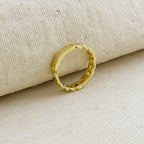 18k Gold Filled Chain With Polished Plate Ring