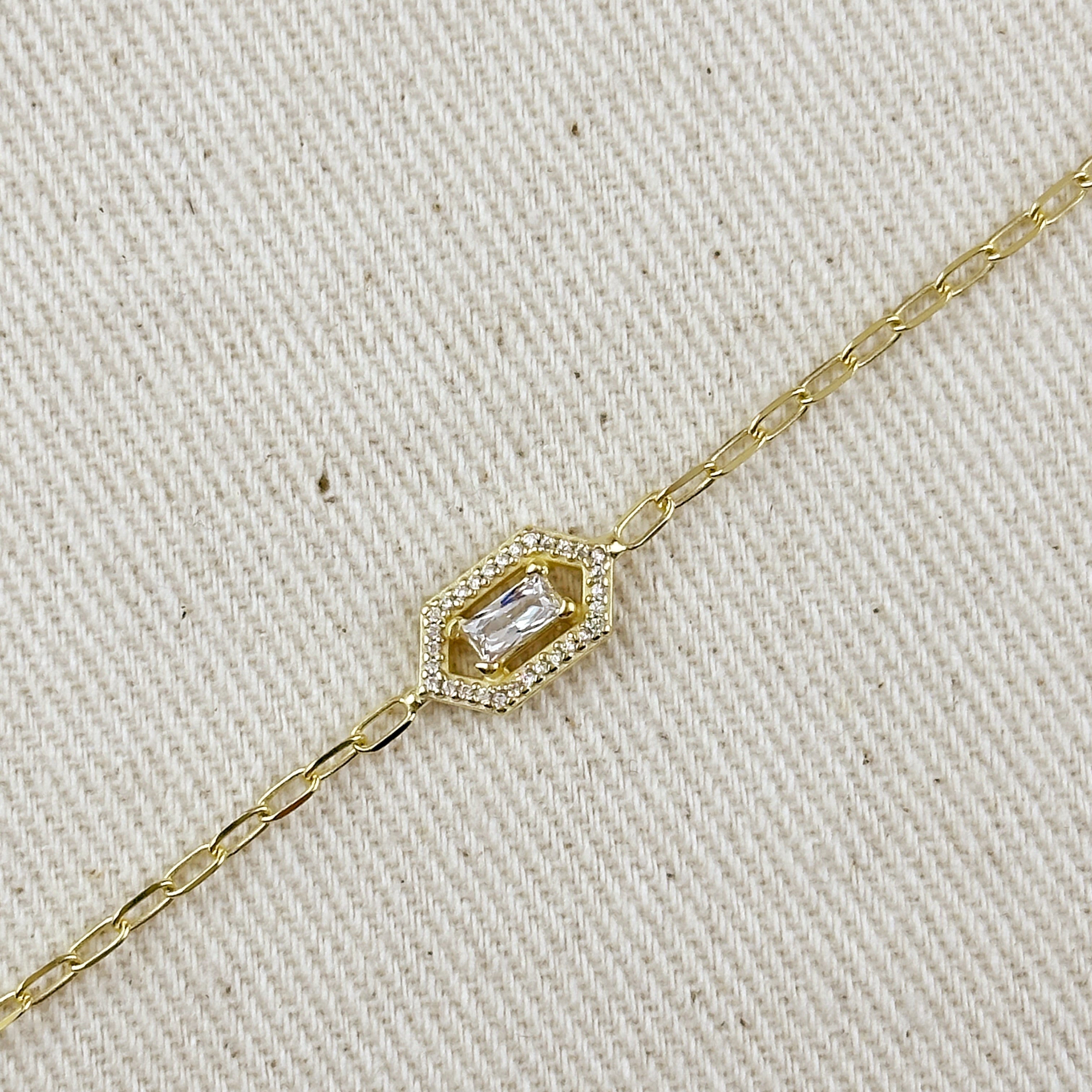 Mondsee 18k Gold Vermeil Fancy Birthstone Bracelet | 18k Gold Filled Jewelry