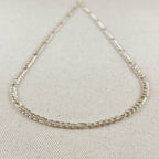 Mondsee Sterling Silver Figaro 5x1 Chain 4.8mm | Sterling Silver Jewelry