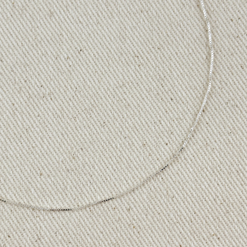 Sterling Silver Box Chain 0.6mm