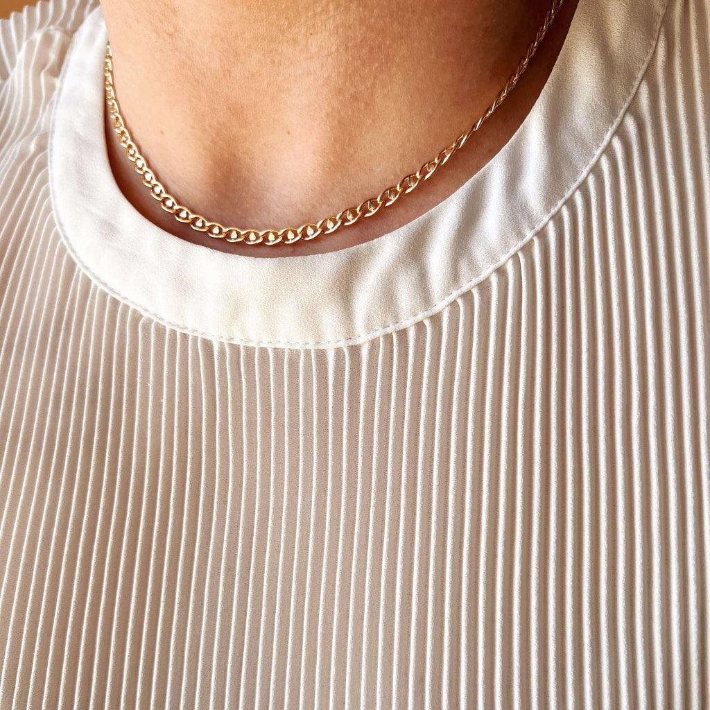 Mondsee Fancy Mariner 18k Gold Filled Necklace | 18k Gold Filled Jewelry