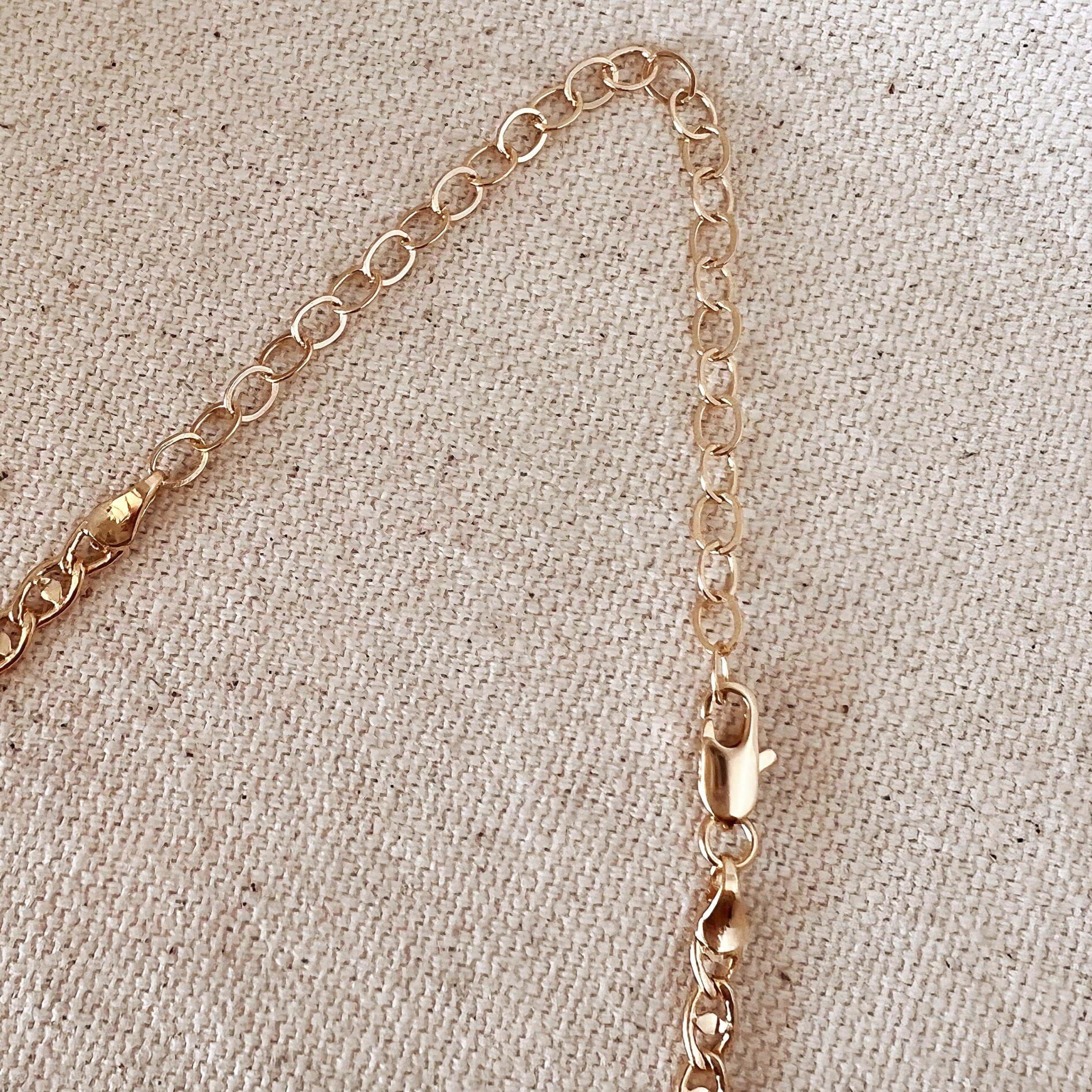 Mondsee Fancy Mariner 18k Gold Filled Necklace | 18k Gold Filled Jewelry