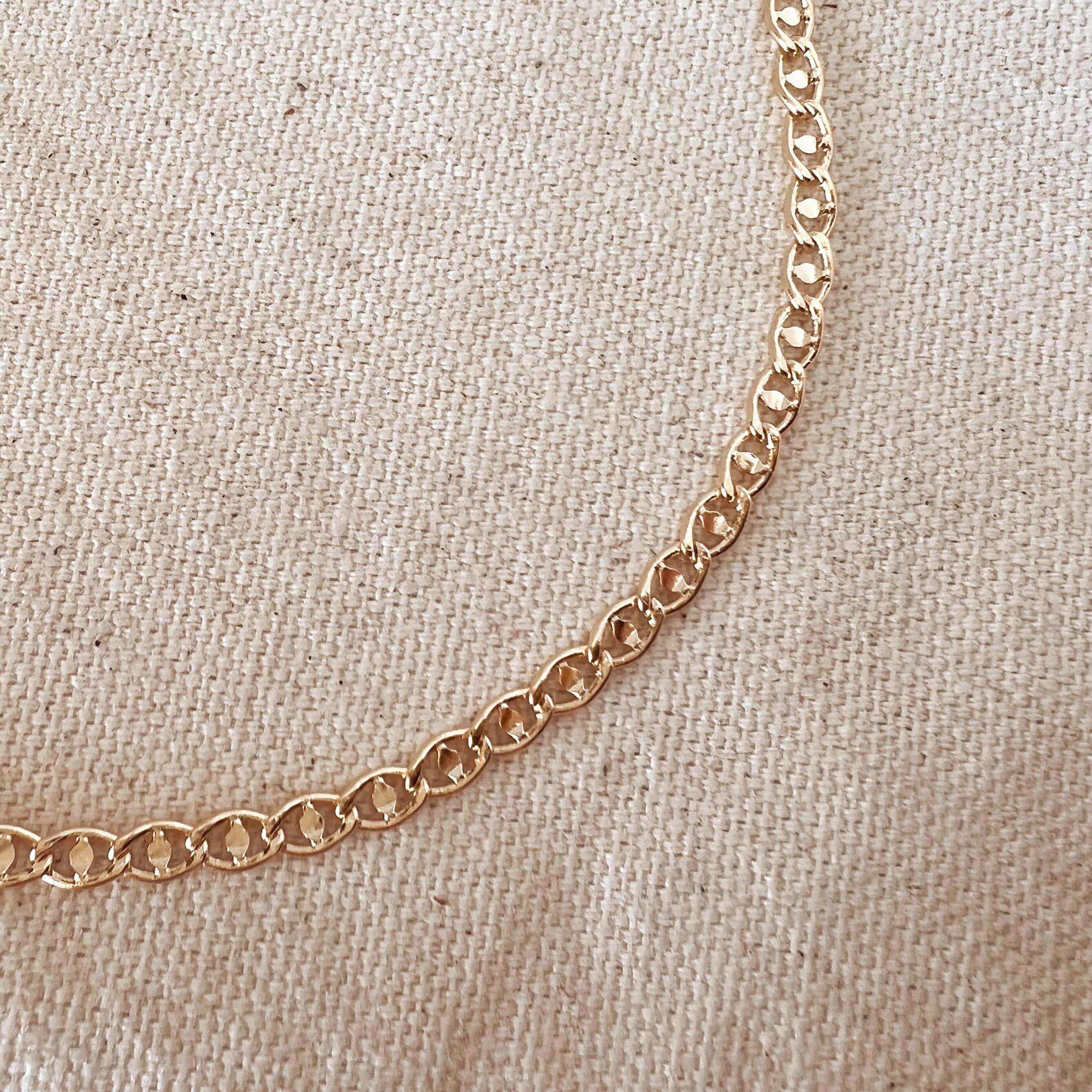 Mondsee Fancy Mariner 18k Gold Filled Necklace | 18k Gold Filled Jewelry
