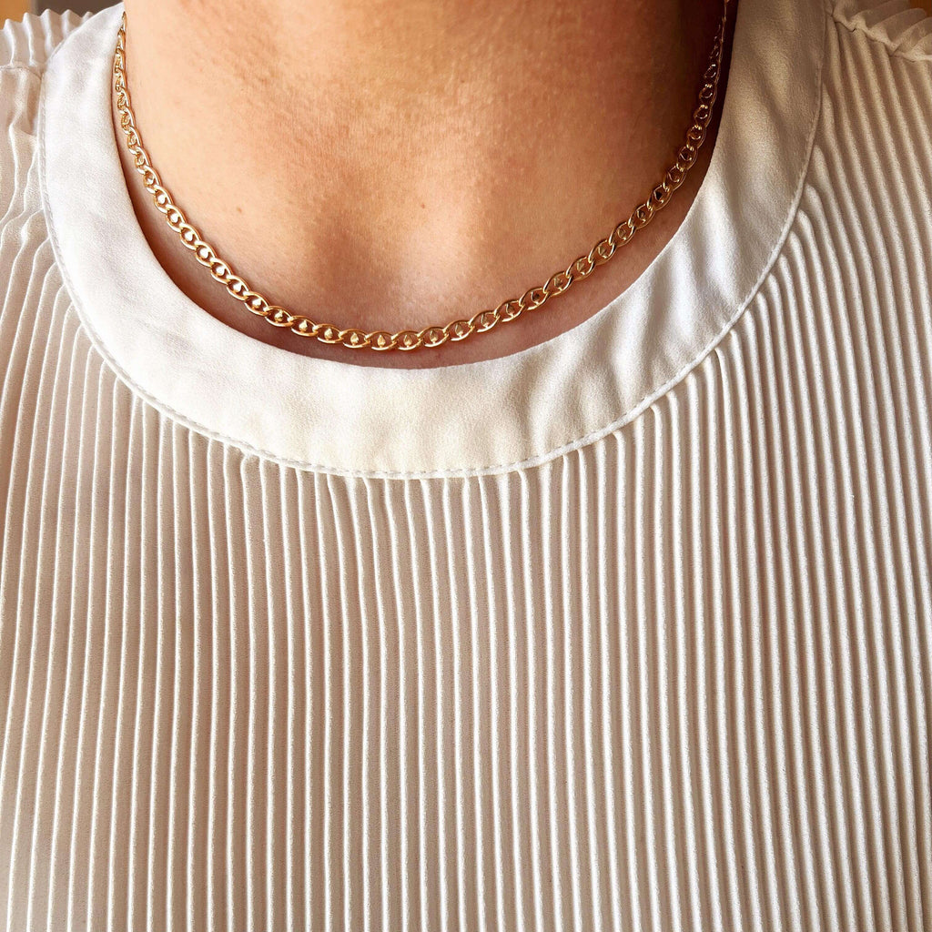 Mondsee Fancy Mariner 18k Gold Filled Necklace | 18k Gold Filled Jewelry