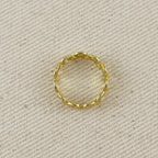 18k Gold Filled Short Wave Ring