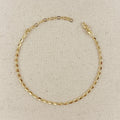 Mondsee 18k Gold Filled Detailed Chain Anklet | 18k Gold Filled Jewelry