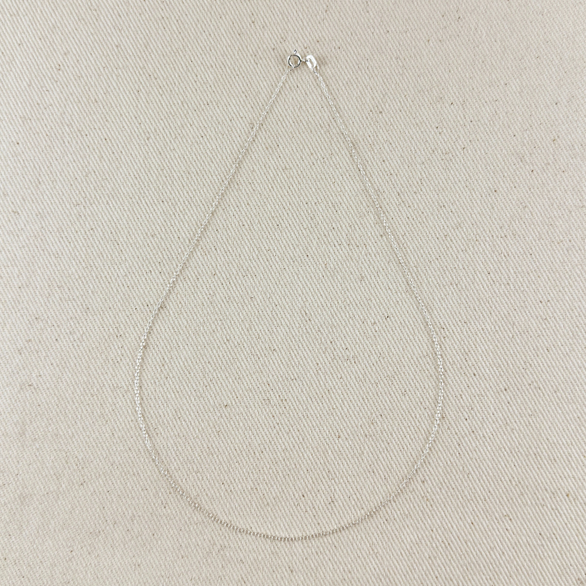 Sterling Silver Super Light Cable Chain 1.2mm