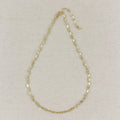 Mondsee 18K Gold Filled Textured Bar Link Necklace | 18k Gold Filled Jewelry