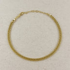 Mondsee 18k Gold Filled Double Cuban Link Chain Anklet | 18k Gold Filled Jewelry