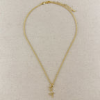 18k Gold Filled Tulip Charm Necklace