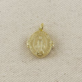 18k Gold Filled Lady of Grace Locket Pendant