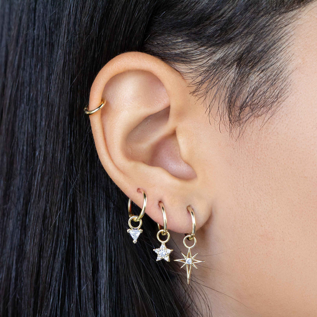 Mondsee 18k Gold-Filled Ear stack Bar | 18k Gold Filled Jewelry