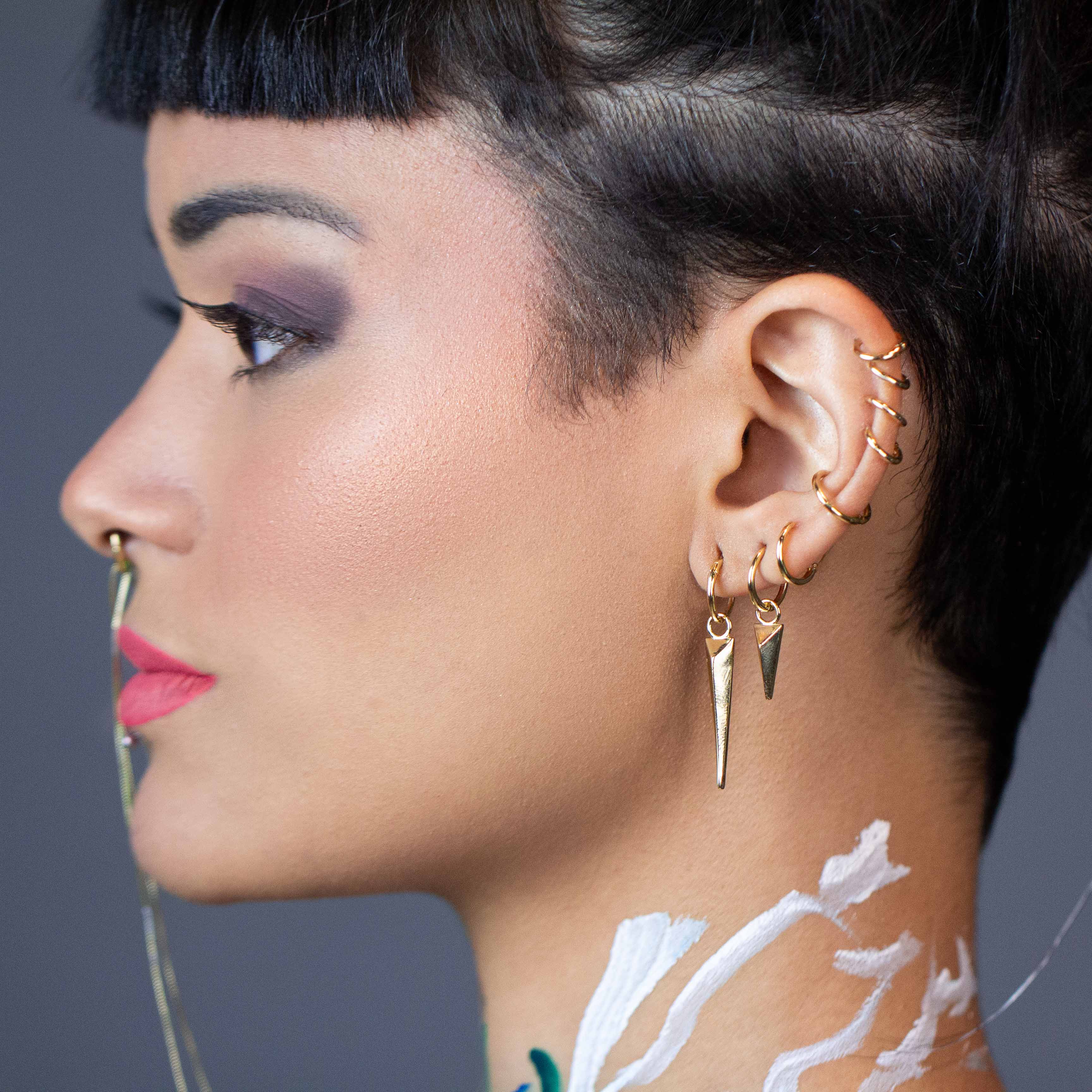 Mondsee 18k Gold-Filled Ear stack Bar | 18k Gold Filled Jewelry