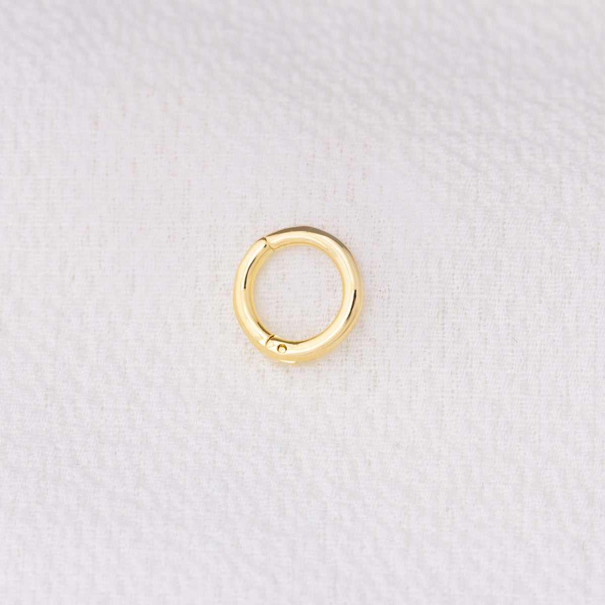 Mini Starburst Cubic Zirconia Earring Charm – Seamless Hoop 9mm EA