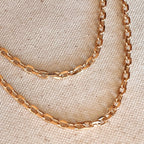 Mondsee 18k Gold Filled Unique Link Chain | 18k Gold Filled Jewelry