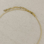 Mondsee 18k Gold Filled Flower Plaque Necklace | 18k Gold Filled Jewelry