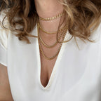 Mondsee 18k Gold Filled Miami Cuban Chain | 18k Gold Filled Jewelry