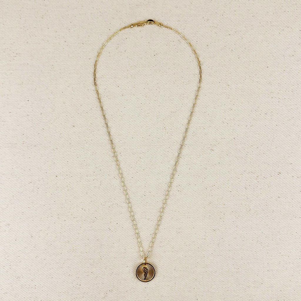 Mondsee 18k Gold Filled Radial Angel Wing Necklace | 18k Gold Filled Jewelry