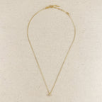 Mondsee 18k Gold Filled Mini CZ Solitaire Necklace | 18k Gold Filled Jewelry