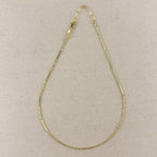 Mondsee 18k Gold Filled Twisted Box Chain 1.0mm | 18k Gold Filled Jewelry