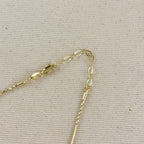 Mondsee 18k Gold Filled Twisted Box Chain 1.0mm | 18k Gold Filled Jewelry