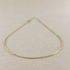 Mondsee 18k Gold Filled Twisted Box Chain 1.0mm | 18k Gold Filled Jewelry