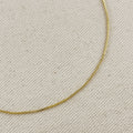 Mondsee 18k Gold Filled Thin Box Chain 0.85mm | 18k Gold Filled Jewelry