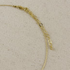 18k Gold Filled CZ Heart Necklace