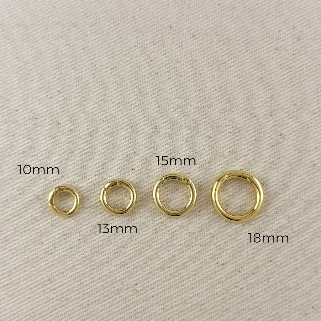 Mondsee 18k Gold Filled Connector Carabiner | 18k Gold Filled Jewelry