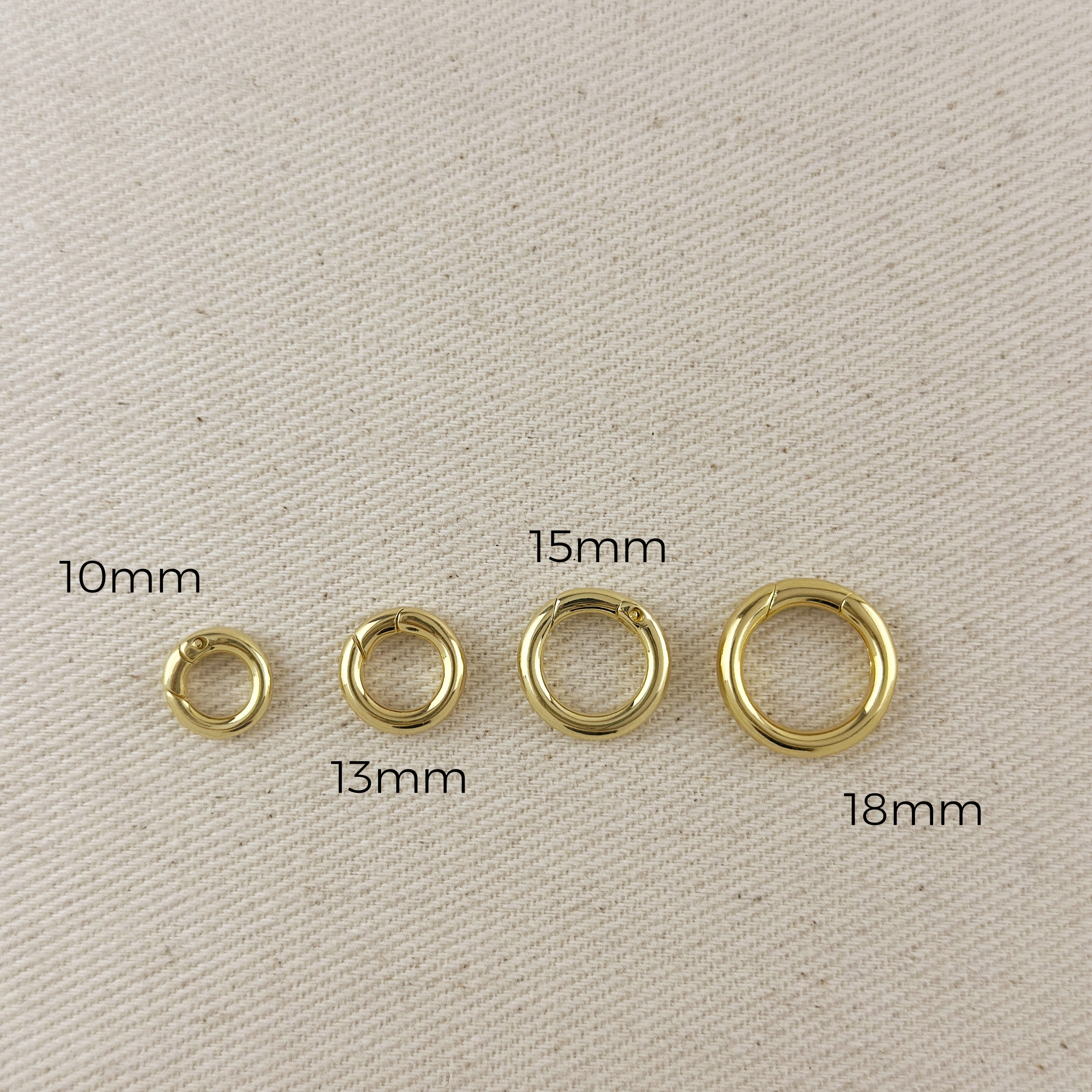Mondsee 18k Gold Filled Connector Carabiner | 18k Gold Filled Jewelry