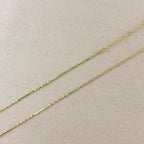 18k Gold Filled Twisted Belly Chain