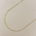 18k Gold Filled Twisted Belly Chain