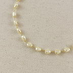 18K Gold Filled Baroque Pearl Necklace