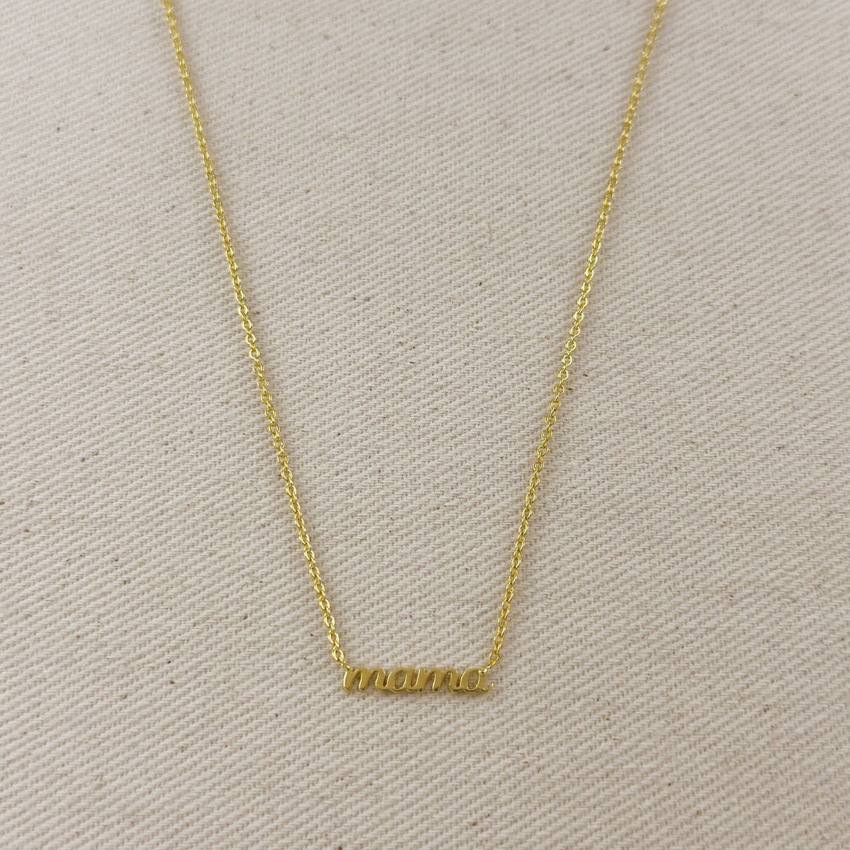 18k Gold Filled Mama Necklace