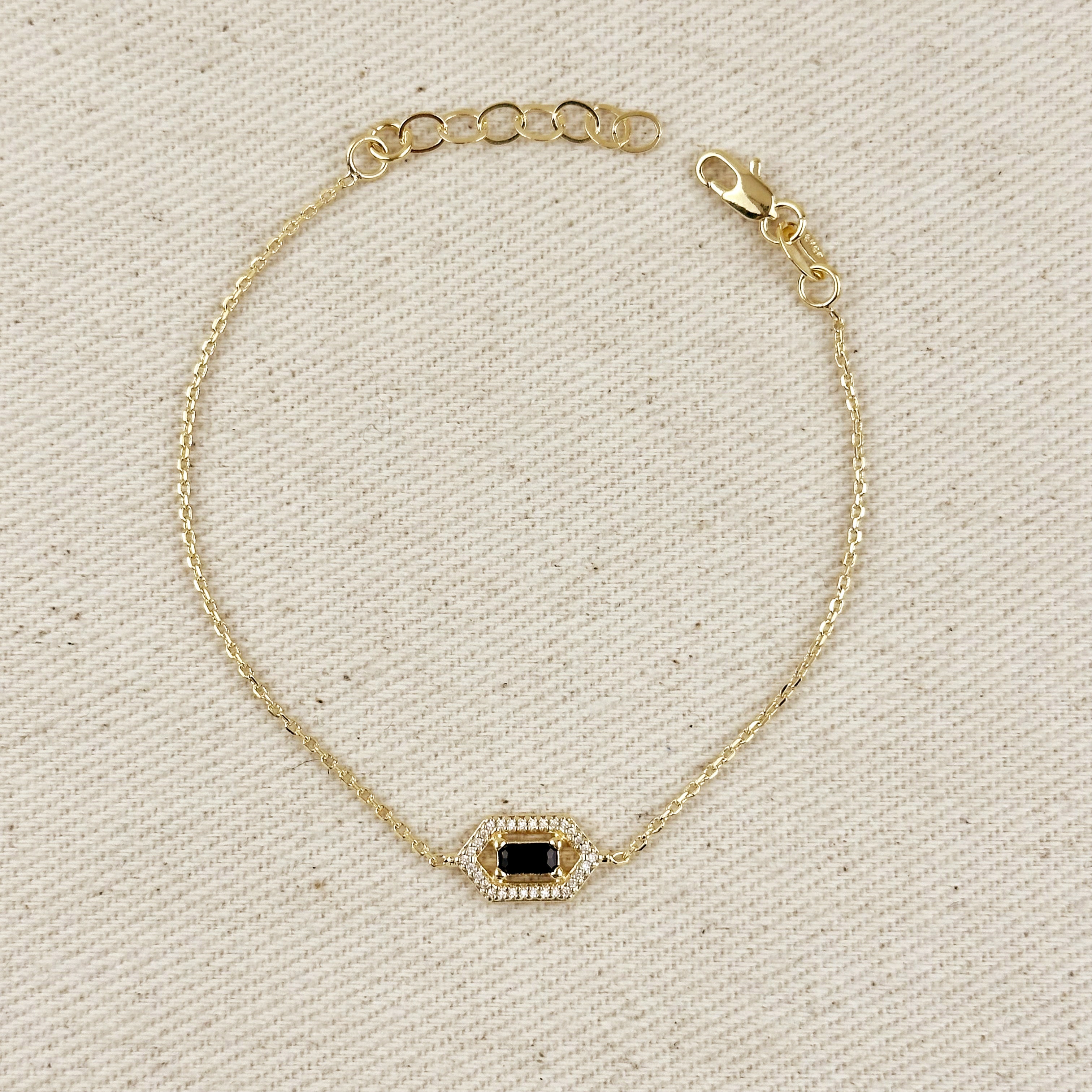 Mondsee 18k Gold Filled Fancy Birthstone Bracelet | 18k Gold Filled Jewelry