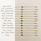 Mondsee 18k Gold Filled Fancy Birthstone Bracelet | 18k Gold Filled Jewelry