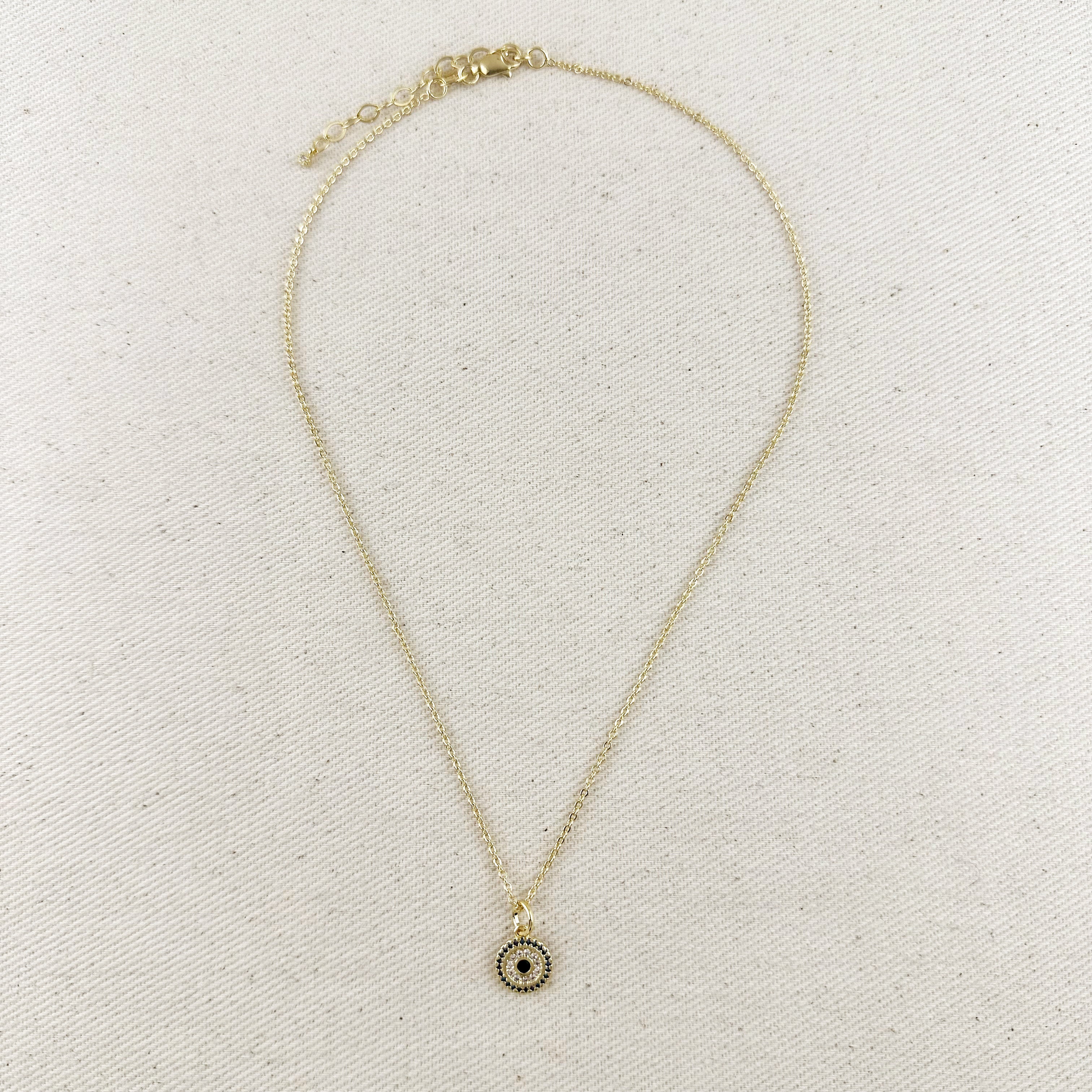 Mondsee 18k Gold Filled Protection Mandala Necklace | 18k Gold Filled Jewelry