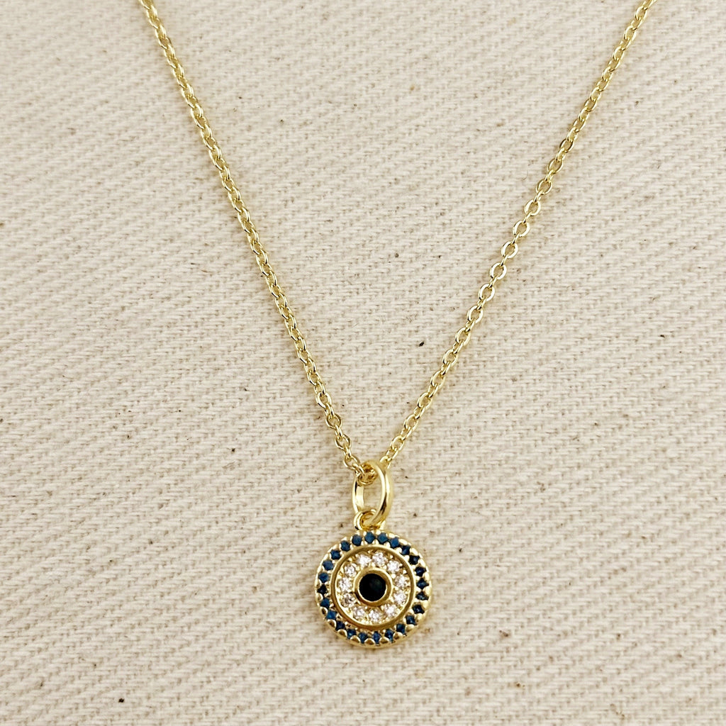 Mondsee 18k Gold Filled Protection Mandala Necklace | 18k Gold Filled Jewelry