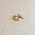 18k Gold Filled 21mm Spring Ring Clasp