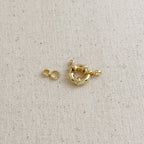 18k Gold Filled 11mm Spring Ring Clasp