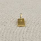 Engravable Plaque Charm 10.0mm x 6.0mm