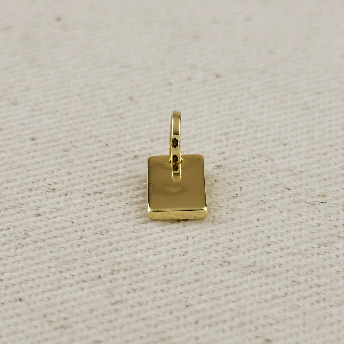 Engravable Plaque Charm 10.0mm x 6.0mm