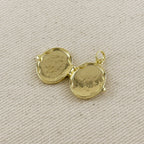 18k Gold Filled Lady of Grace Locket Pendant