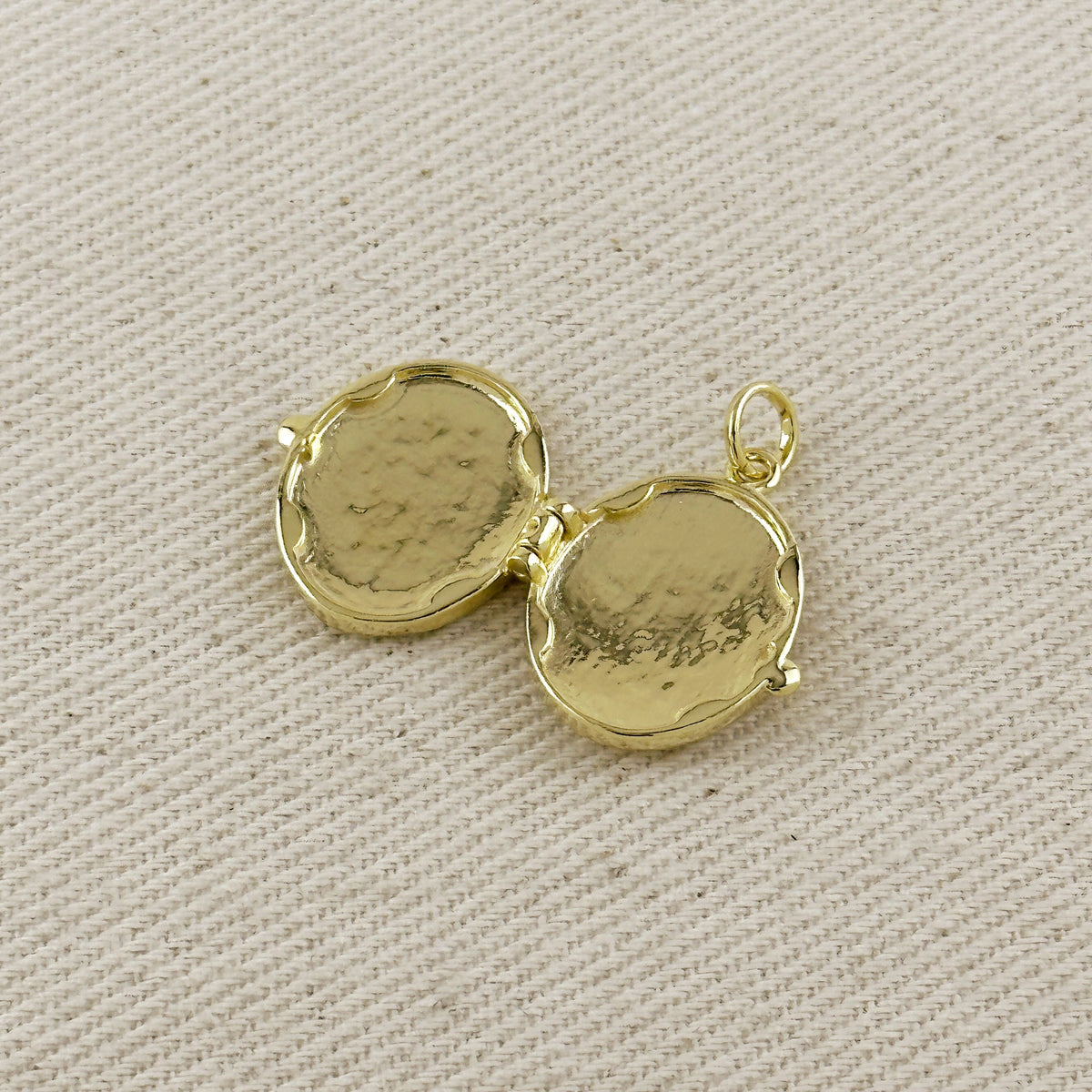 18k Gold Filled Lady of Grace Locket Pendant