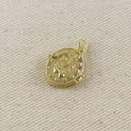 18k Gold Filled Lady of Grace Locket Pendant